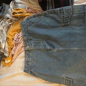 Exhilaration Jean skirt